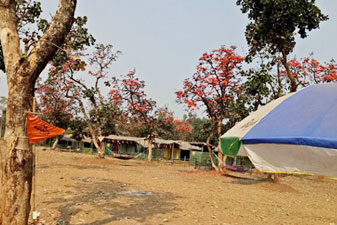 Retreat inside after a hectic day